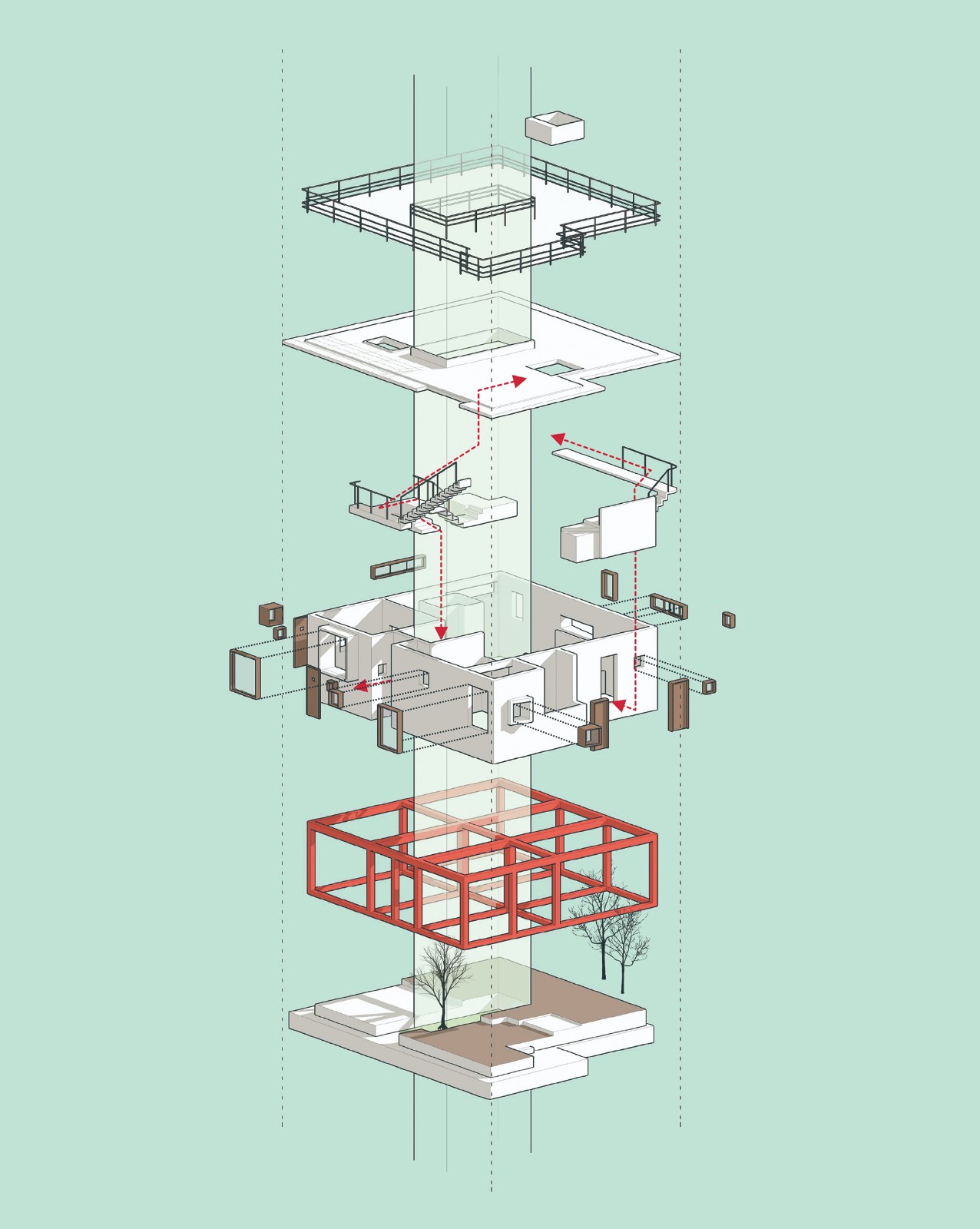 BIM建筑|姬沐苒的家 / 阿穆隆设计工作室