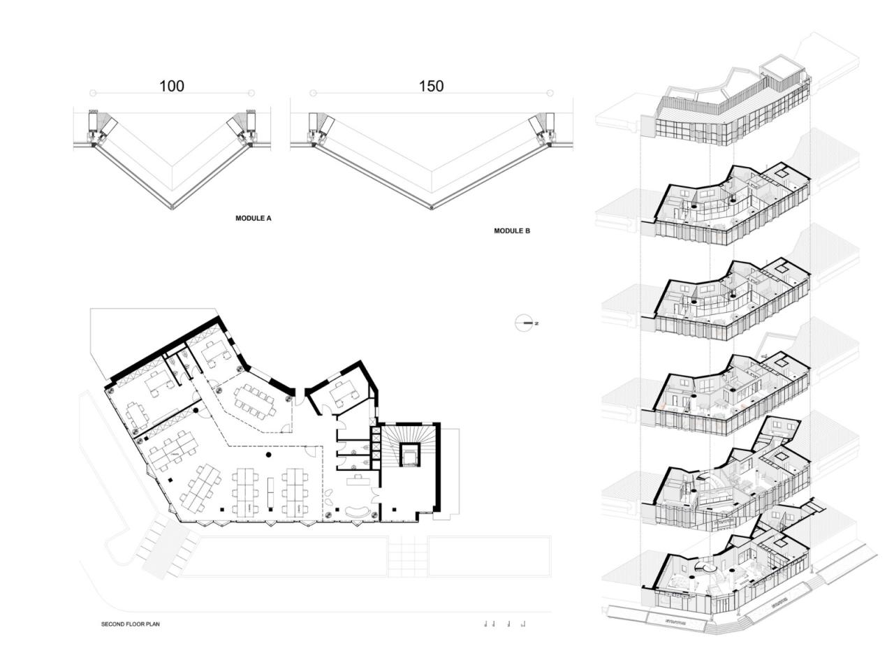 BIM建筑|Etraton 办公楼 / ARK-architecture