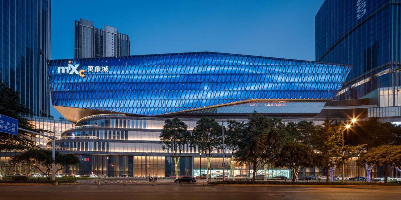 BIM建筑|武汉万象城：“水晶之冠”，光之“万象”/ GD大观国际