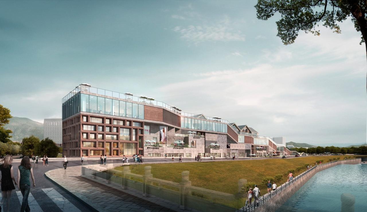 BIM建筑|古典之鱼——沁水杏河商业带 / 宽建筑 & 北京城建设计发展集团