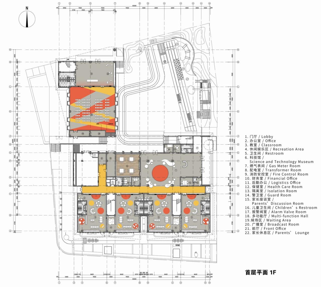 BIM建筑|这可能是小城幼儿园的天花板了：陕西安康高新第五幼儿园 / UUA建筑师事务所