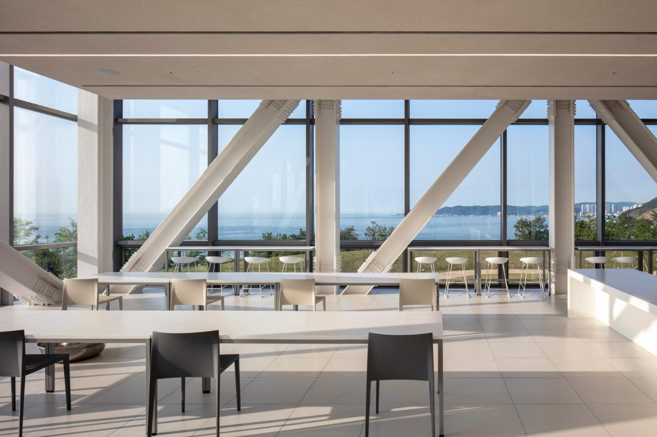 BIM建筑|韩国现代集团全球合作伙伴中心+庆州大学校园区 / Hyunjun Mihn + mp_art architects