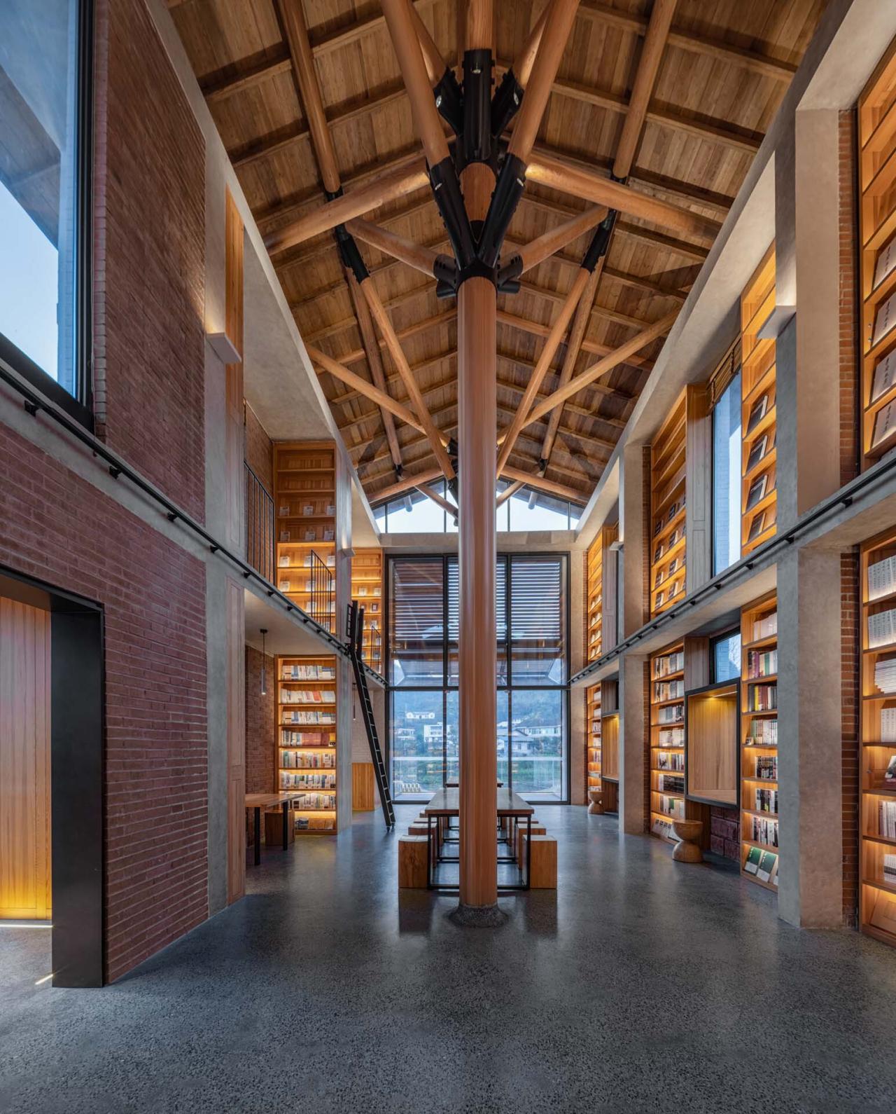 BIM建筑|安石乡村书局 / 锋茂建筑