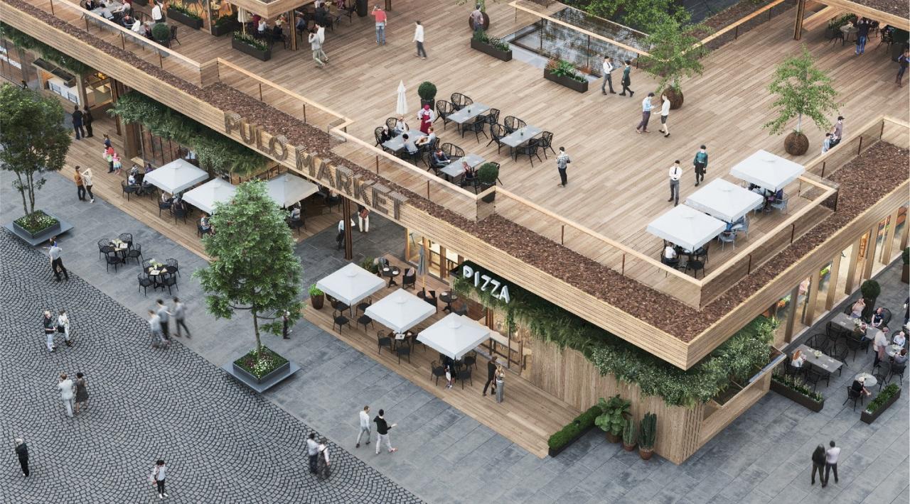 BIM建筑|普罗理想国集市 / a9a建筑设计事务所