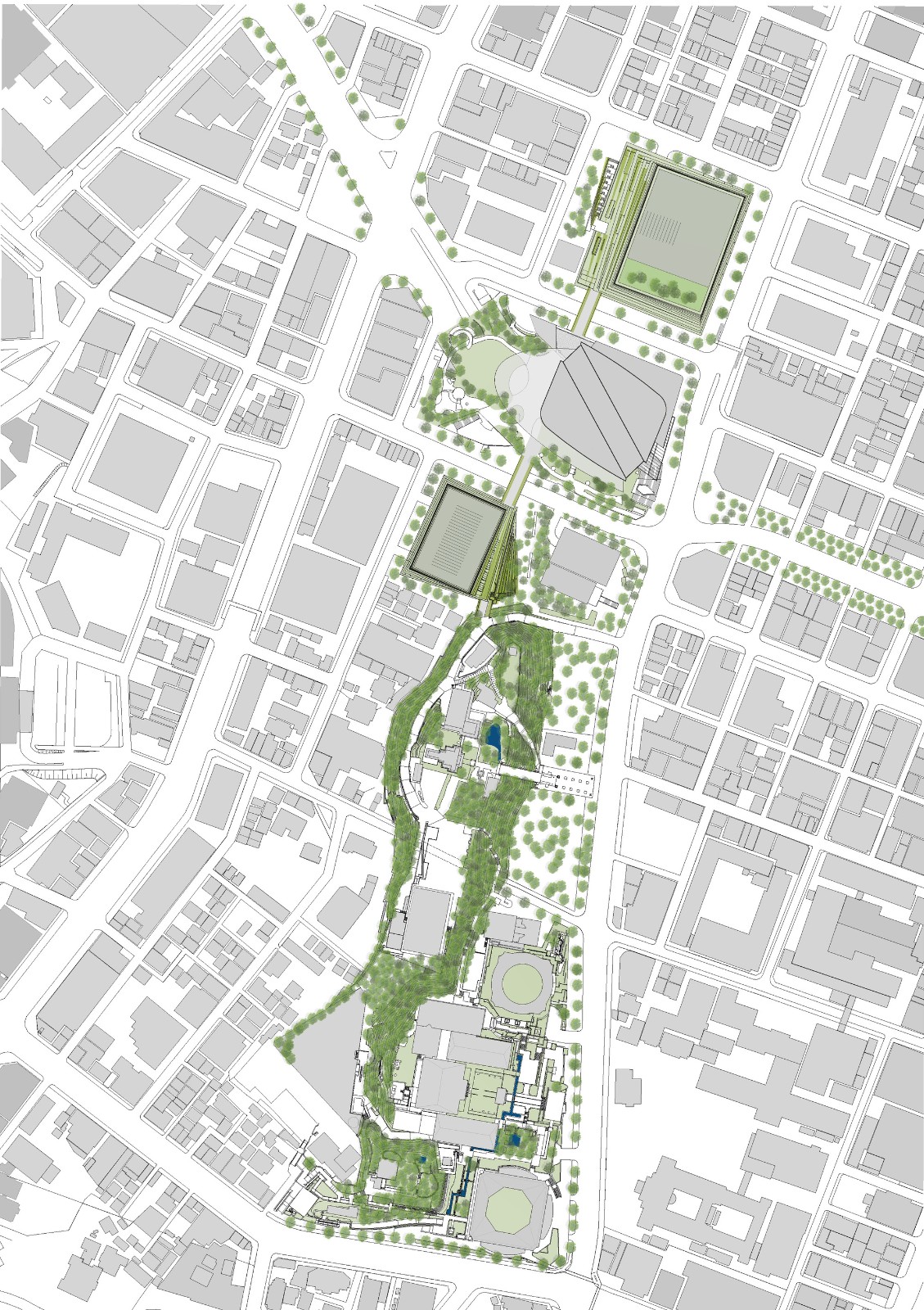 BIM建筑|东京最高区，虎之门之丘 / ingenhoven architects