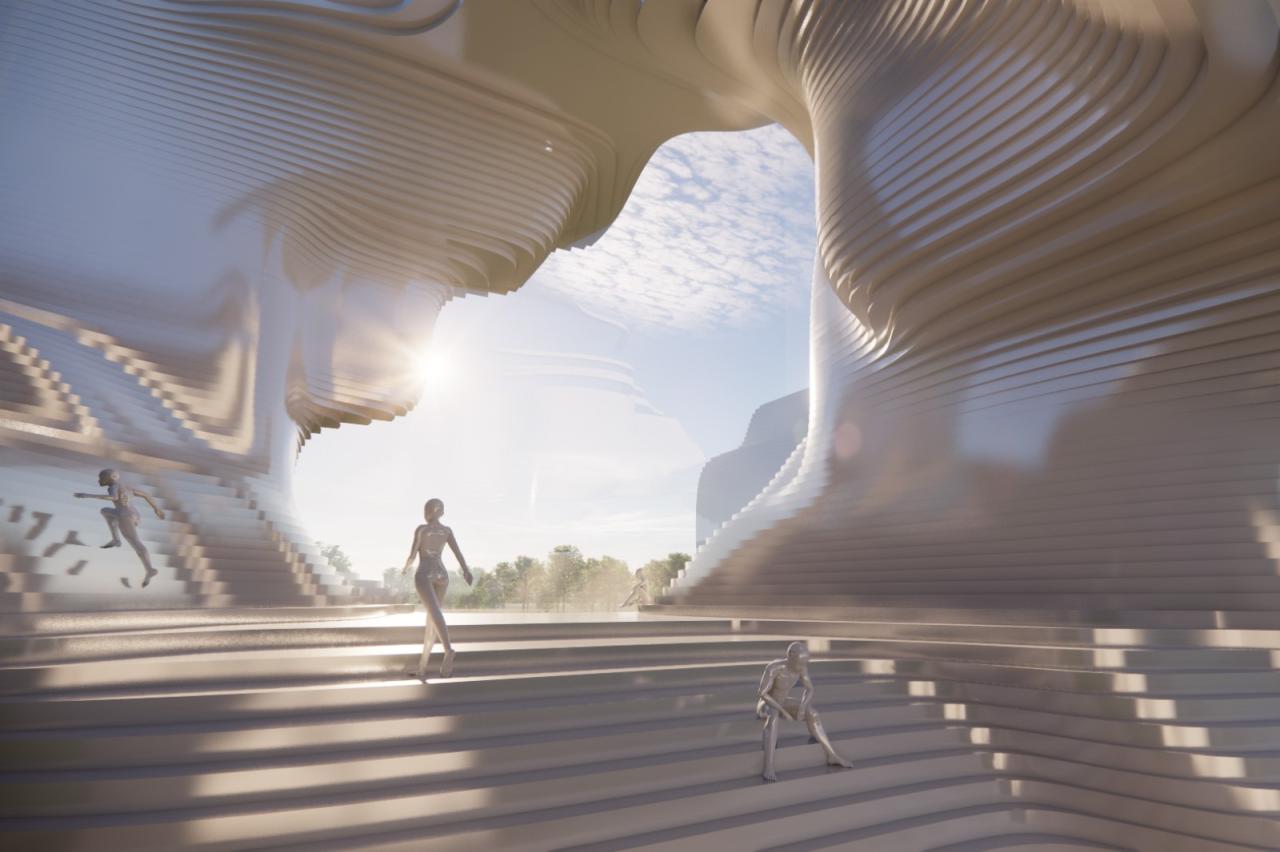 BIM建筑|5个获奖作品，全球最大元宇宙平台Decentraland建筑大赛 / CAA LAB