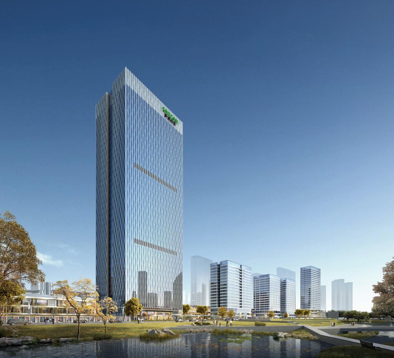 BIM建筑|高铁新城商务新地标·芯光大厦 / 简和建筑