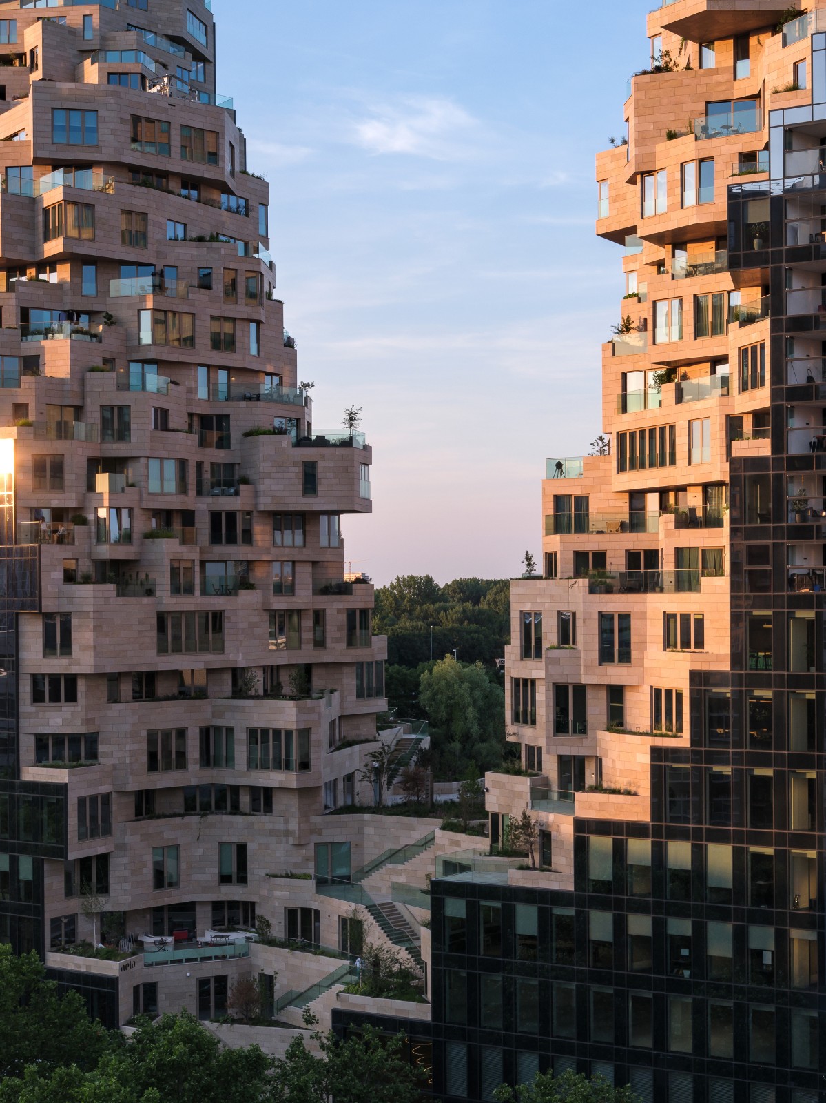 BIM建筑|“山谷”塔楼群 / MVRDV