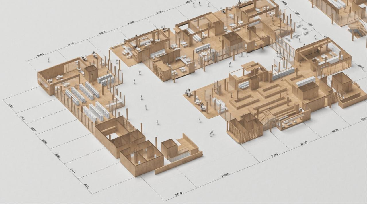 BIM建筑|普罗理想国集市 / a9a建筑设计事务所
