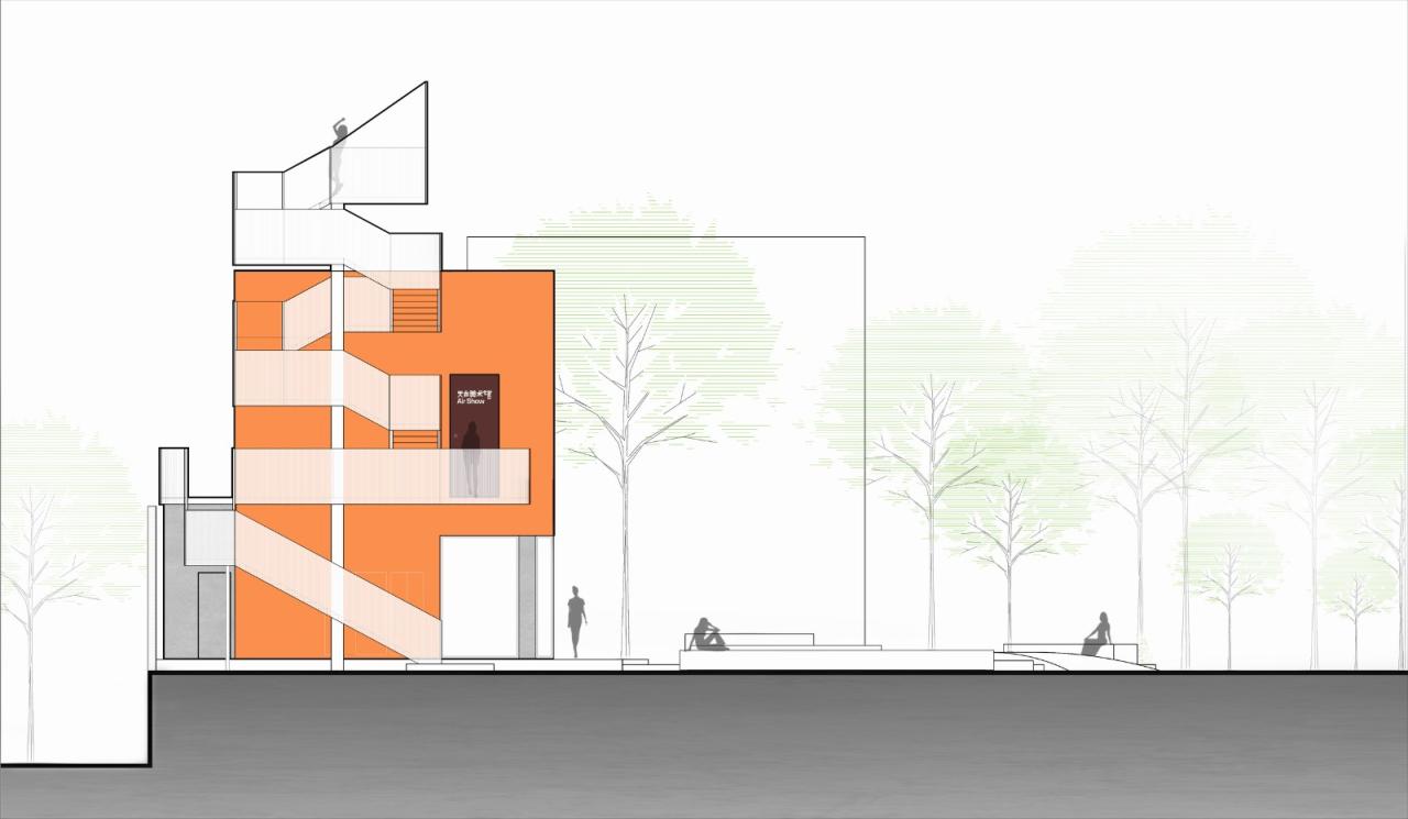 BIM建筑|工业遗址世界里的橙色糖果-未来社HOUSE / Wutopia Lab