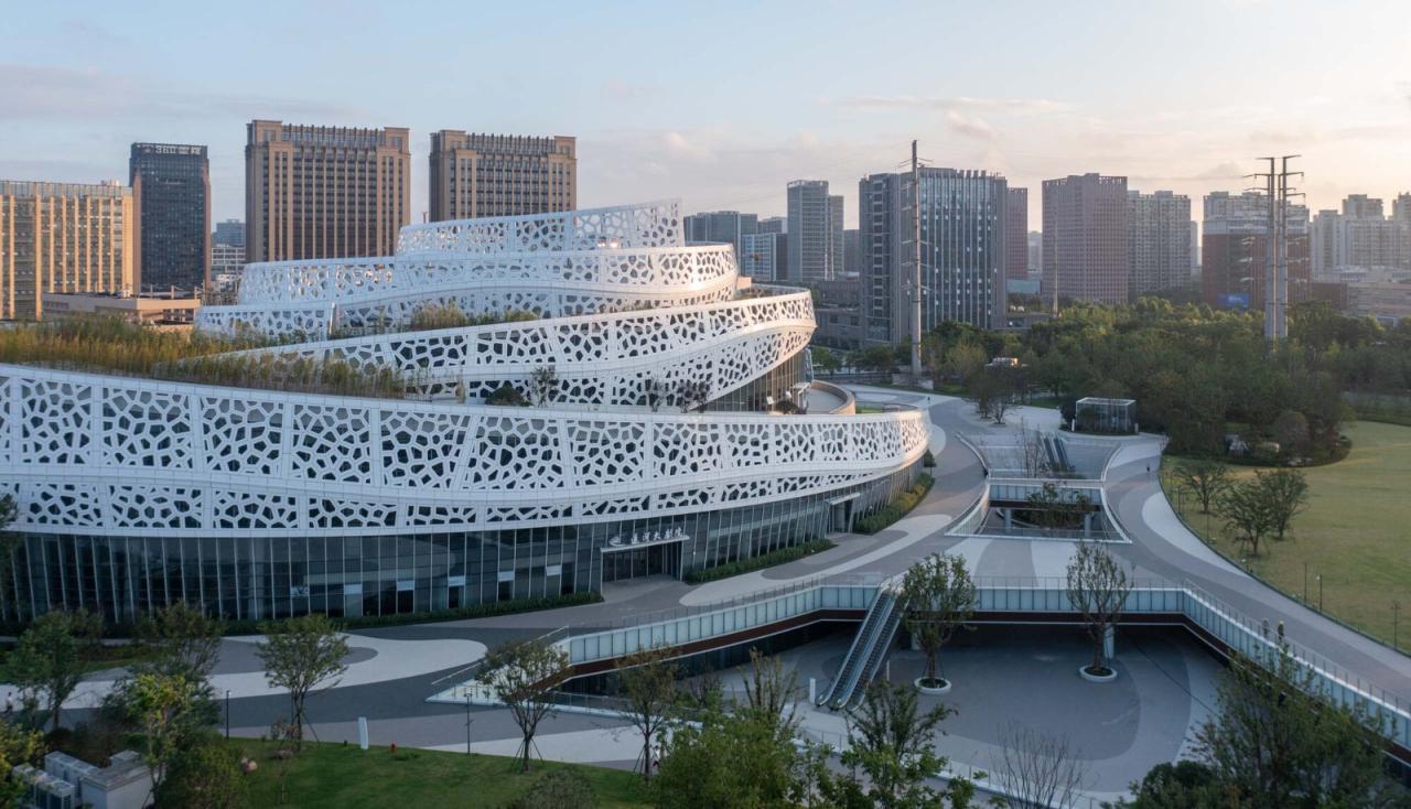 BIM建筑|杭州运河中央公园（二期）/ 浙江省建筑设计研究院