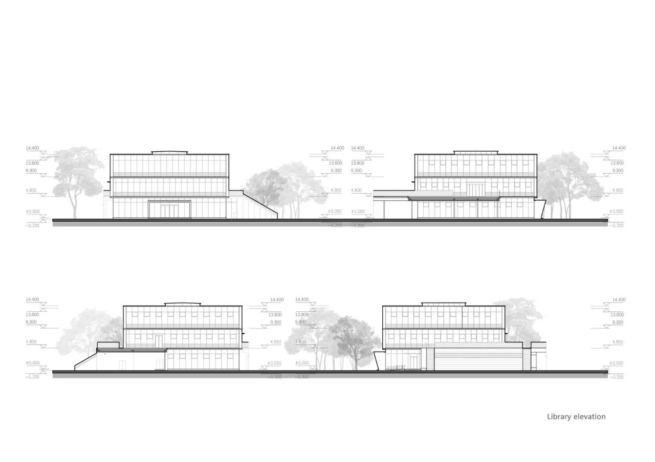 BIM建筑|郑州航空港第八安置区配套中学暨郑州第130中学 / 上海联创设计集团