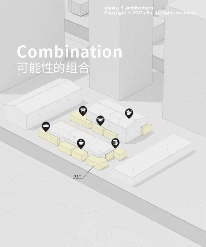 BIM建筑|普罗理想国集市 / a9a建筑设计事务所