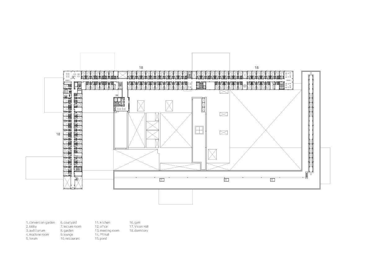 BIM建筑|韩国现代集团全球合作伙伴中心+庆州大学校园区 / Hyunjun Mihn + mp_art architects