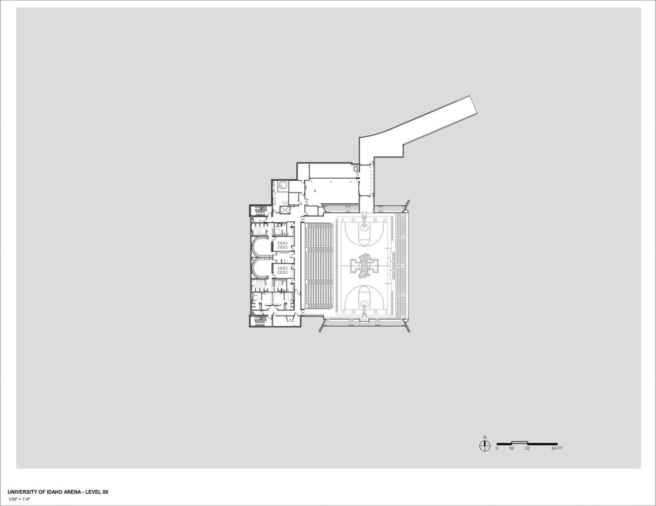 BIM建筑|爱达荷大学中央信用合作社体育馆 / Opsis Architecture