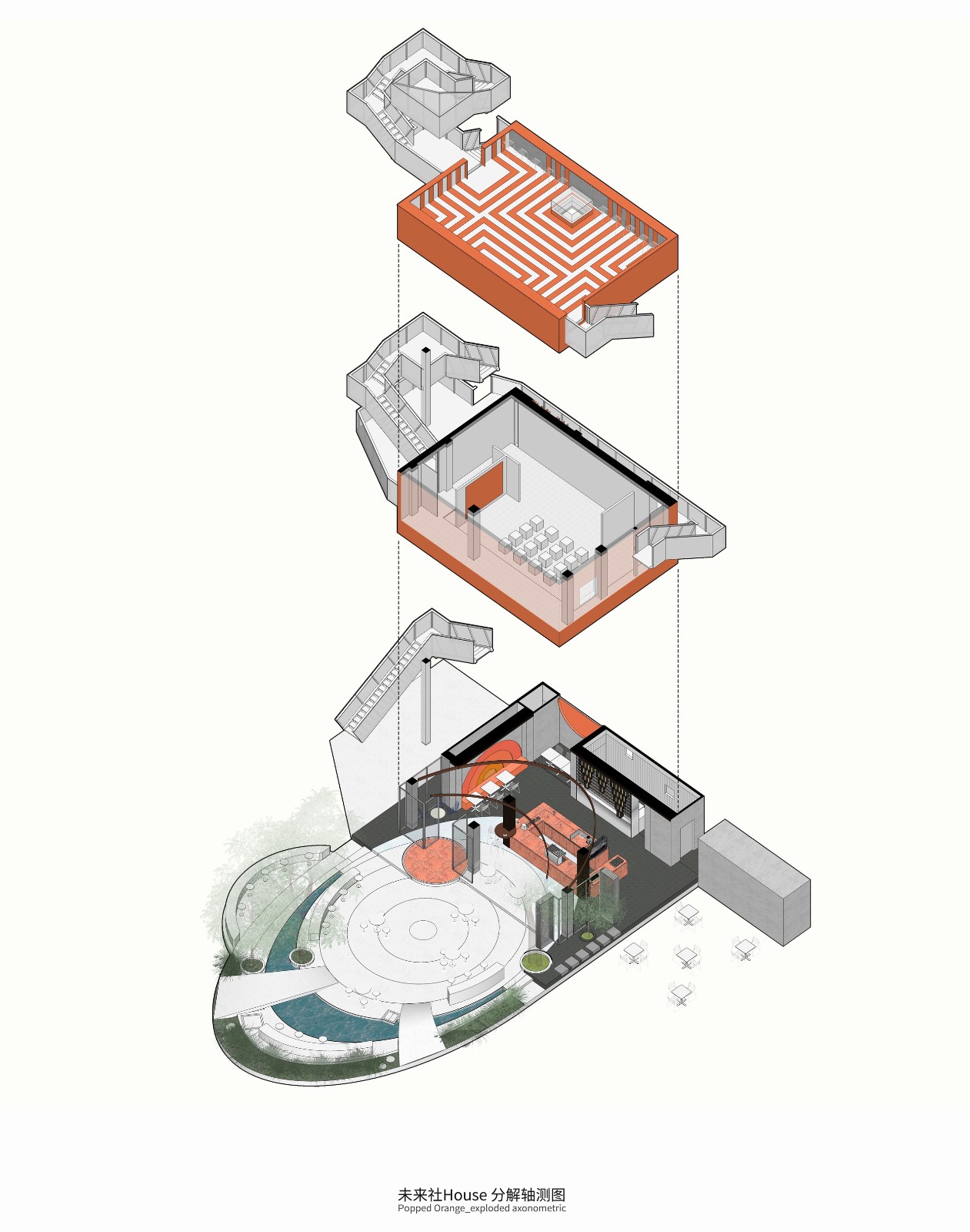 BIM建筑|工业遗址世界里的橙色糖果-未来社HOUSE / Wutopia Lab