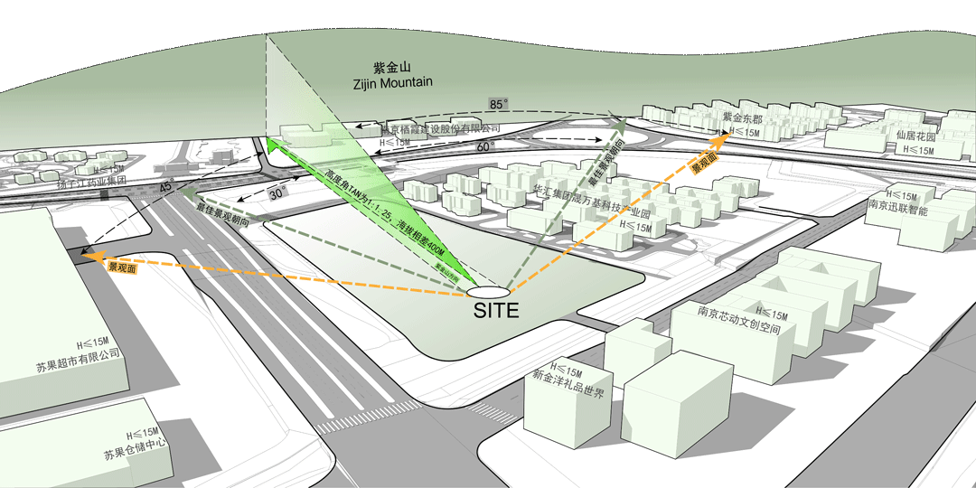 BIM建筑|南京紫金山麓首个AI人工智能产业载体 / 三益中国