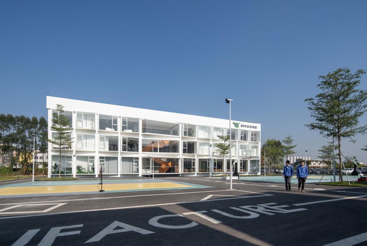BIM建筑|SMOORE江门工业园改造 / 厘米制造