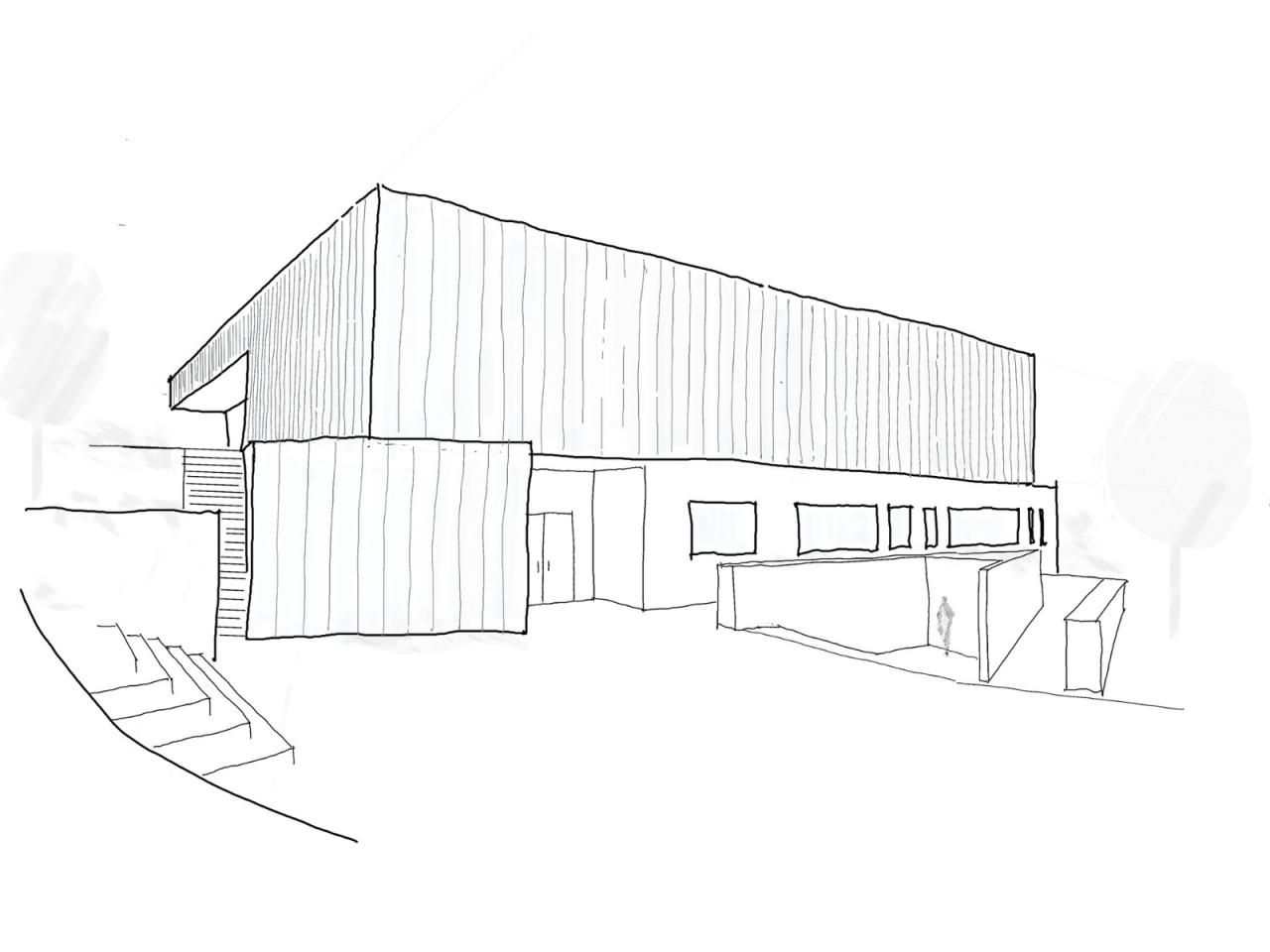 BIM建筑|Glorya Kaufman 表演艺术中心 / AUX Architecture