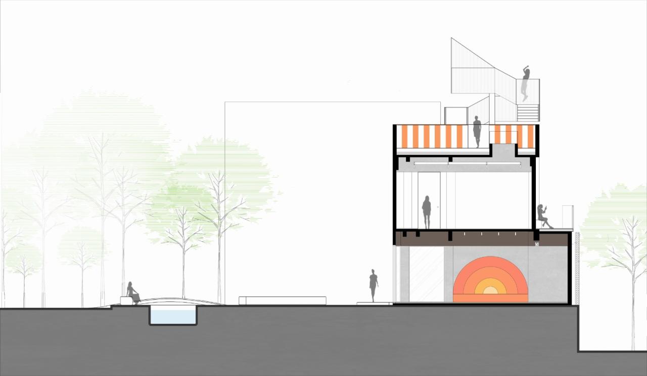 BIM建筑|工业遗址世界里的橙色糖果-未来社HOUSE / Wutopia Lab