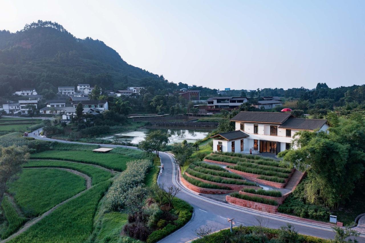 BIM建筑|安石乡村书局 / 锋茂建筑