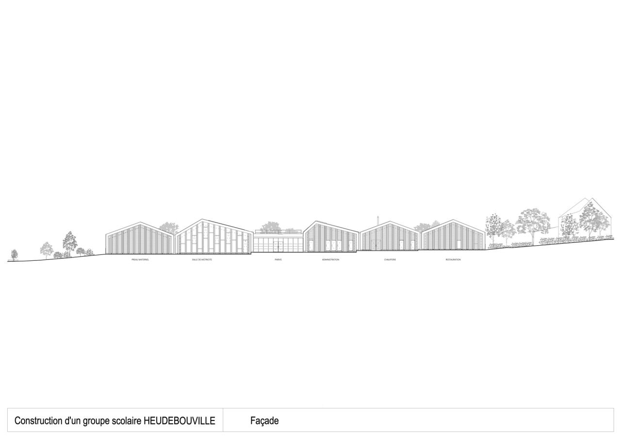 BIM建筑|Les Coteaux Fleuris 学校 / HEMAA Architectes + Hesters Oyon