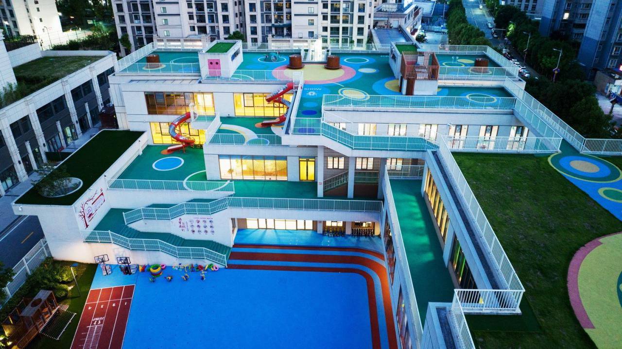 BIM建筑|这可能是小城幼儿园的天花板了：陕西安康高新第五幼儿园 / UUA建筑师事务所