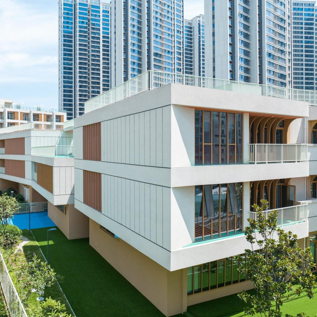 BIM建筑|这可能是小城幼儿园的天花板了：陕西安康高新第五幼儿园 / UUA建筑师事务所