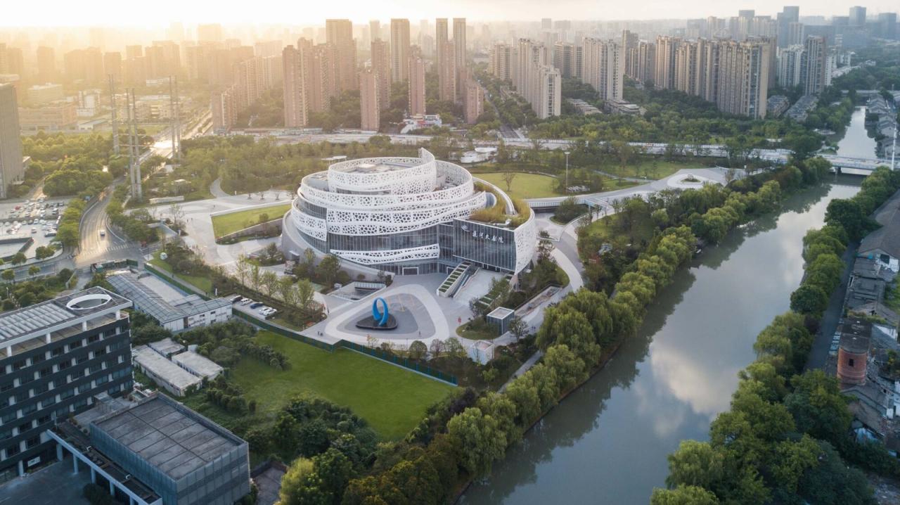 BIM建筑|杭州运河中央公园（二期）/ 浙江省建筑设计研究院