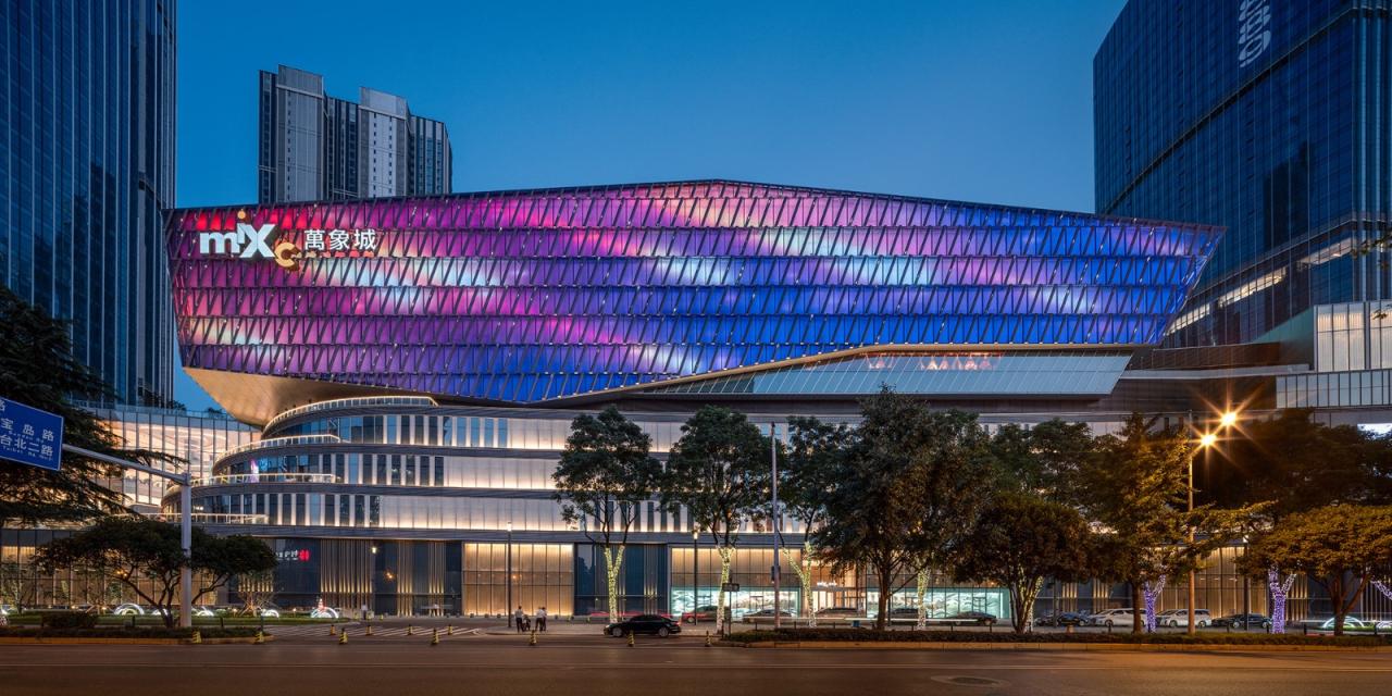 BIM建筑|武汉万象城：“水晶之冠”，光之“万象”/ GD大观国际