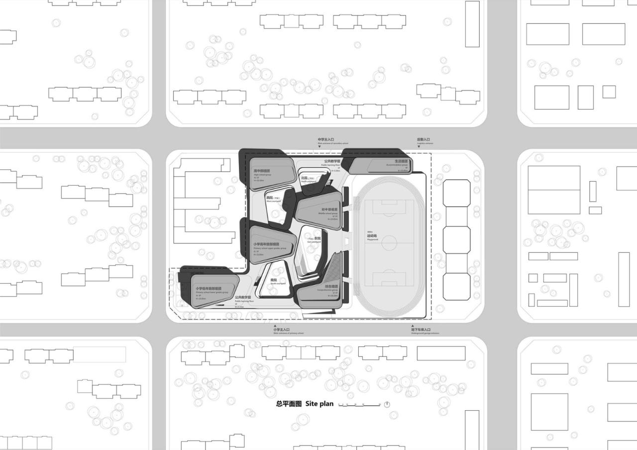 BIM建筑|清华大学附属中学广华学校 / 北京市建筑设计研究院