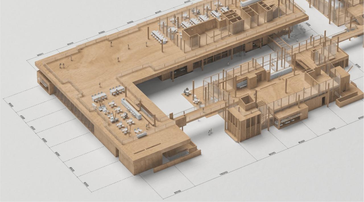 BIM建筑|普罗理想国集市 / a9a建筑设计事务所