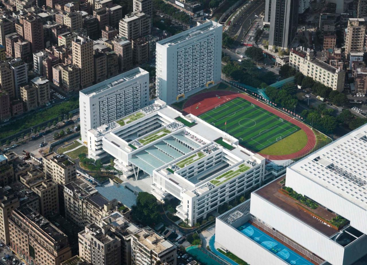 BIM建筑|深圳市红山中学 / 华阳国际设计