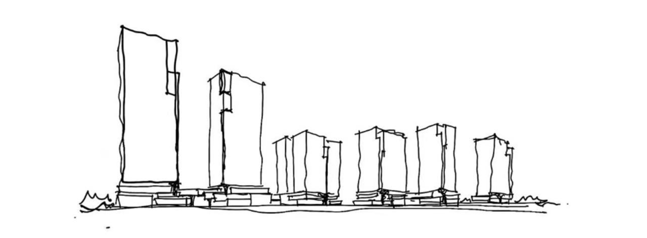 BIM建筑|现代生态复合城市综合体 / UA尤安设计