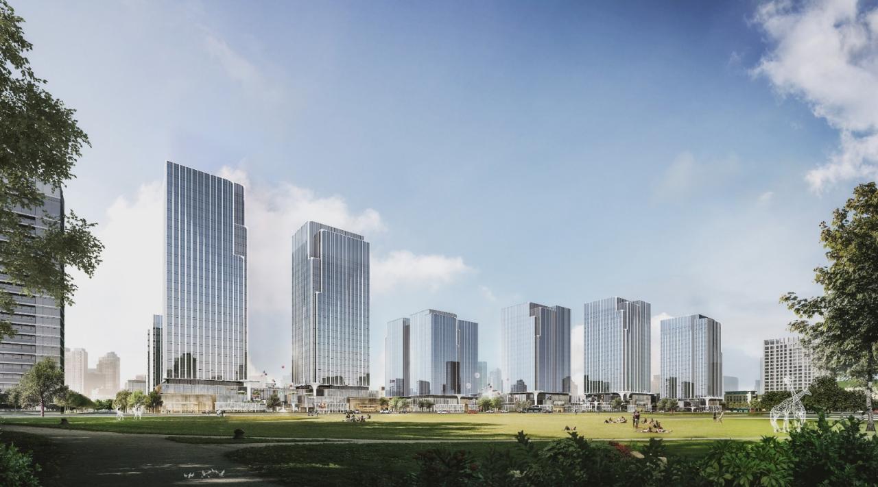 BIM建筑|现代生态复合城市综合体 / UA尤安设计