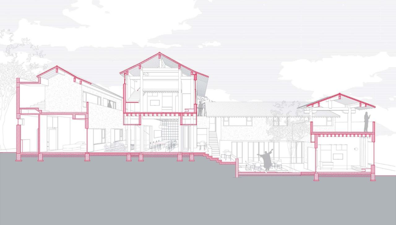 BIM建筑|腾冲叁柒廿壹院子 / 亼建筑