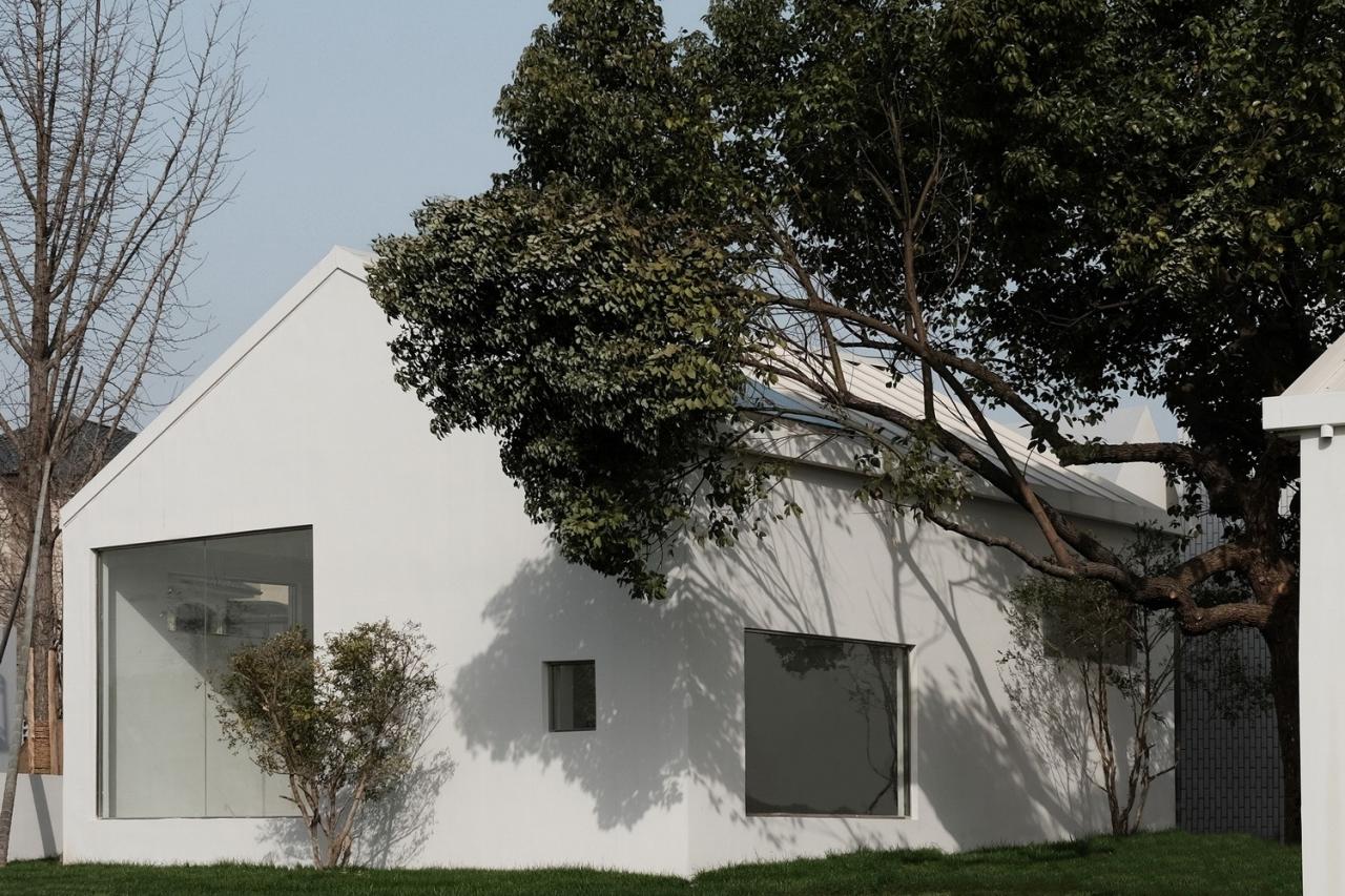 BIM建筑|乡亲们的院子餐厅 / 有点设计