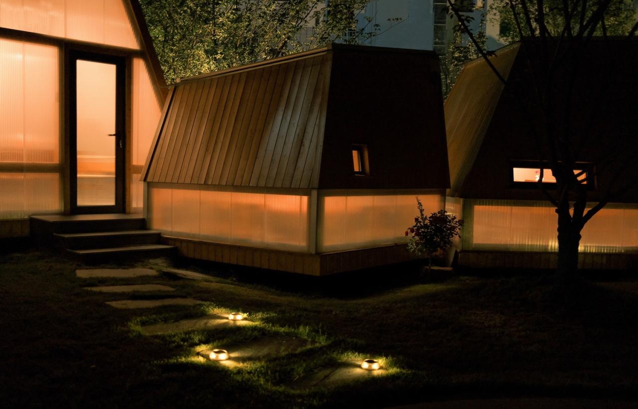 BIM建筑|乡亲们的院子餐厅 / 有点设计