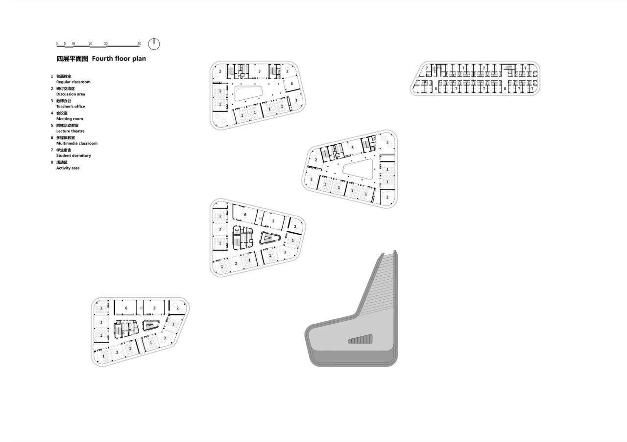 BIM建筑|清华大学附属中学广华学校 / 北京市建筑设计研究院