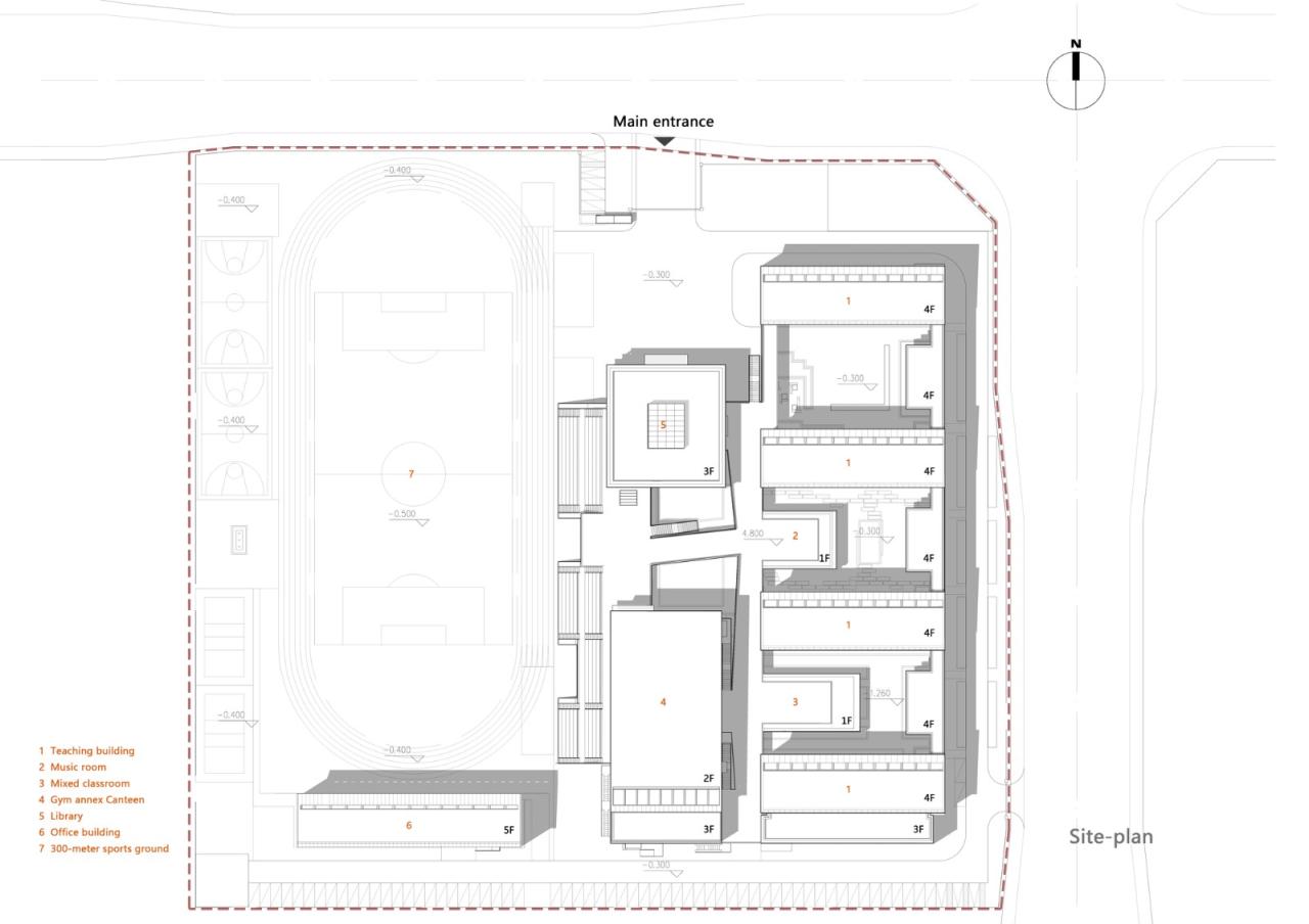 BIM建筑|郑州航空港第八安置区配套中学暨郑州第130中学 / 上海联创设计集团