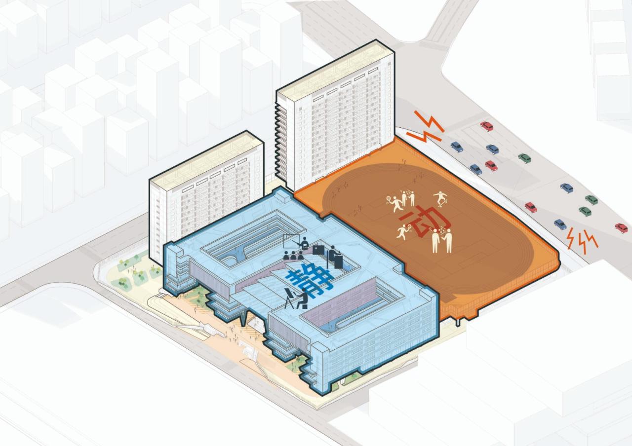 BIM建筑|深圳市红山中学 / 华阳国际设计
