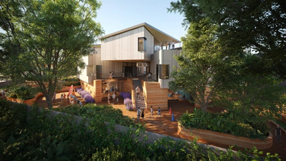 BIM建筑|NBBJ为神经多样性儿童设计净零学校