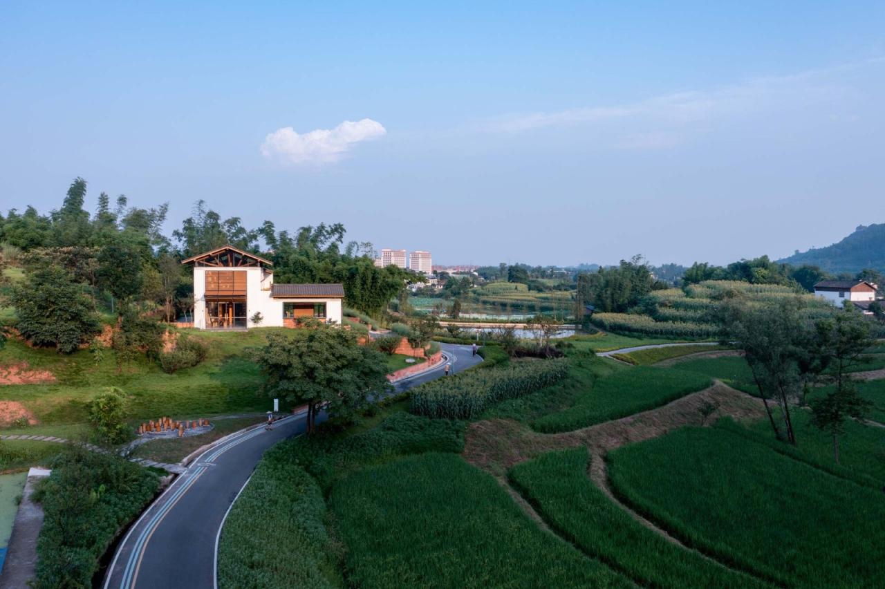 BIM建筑|安石乡村书局 / 锋茂建筑