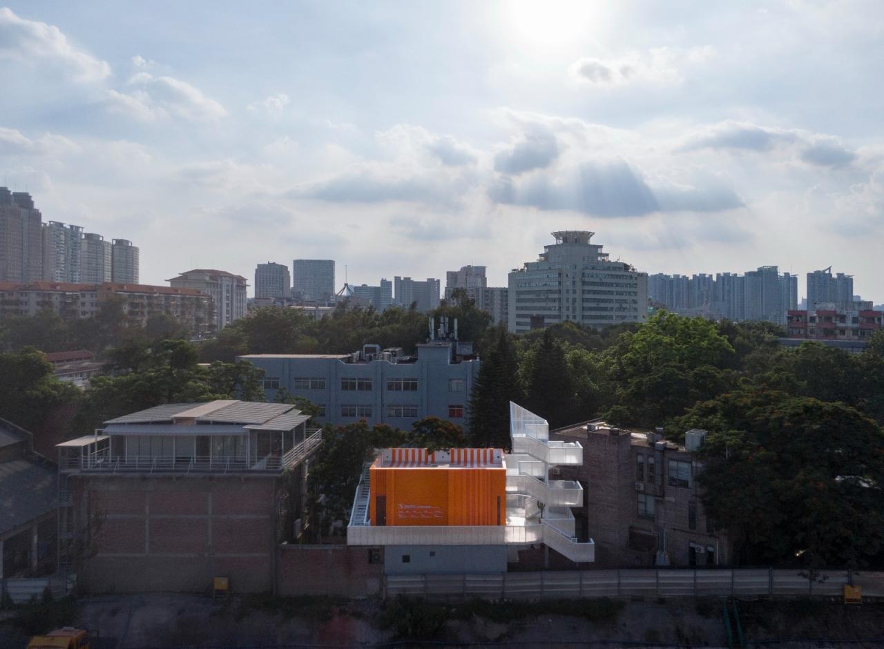 BIM建筑|工业遗址世界里的橙色糖果-未来社HOUSE / Wutopia Lab