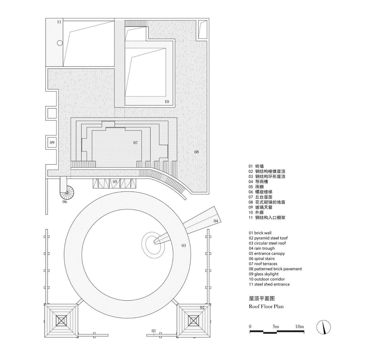 BIM建筑|云寨村社区活动中心 / 清华大学建筑设计研究院