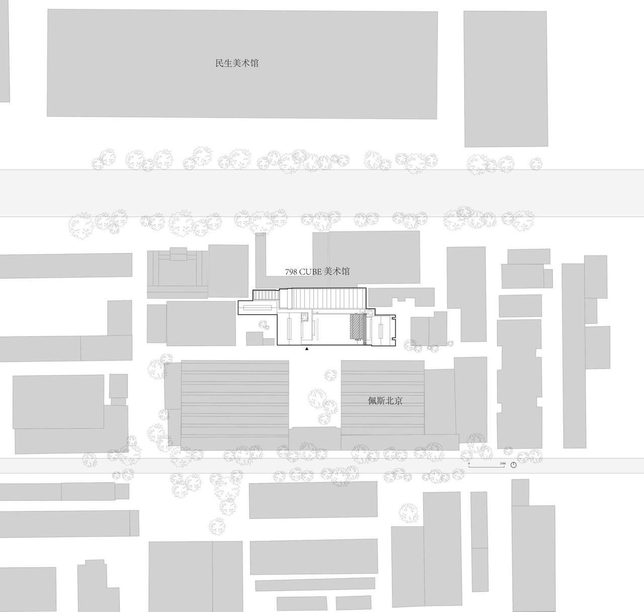 BIM建筑|798CUBE美术馆 / 朱锫建筑设计事务所