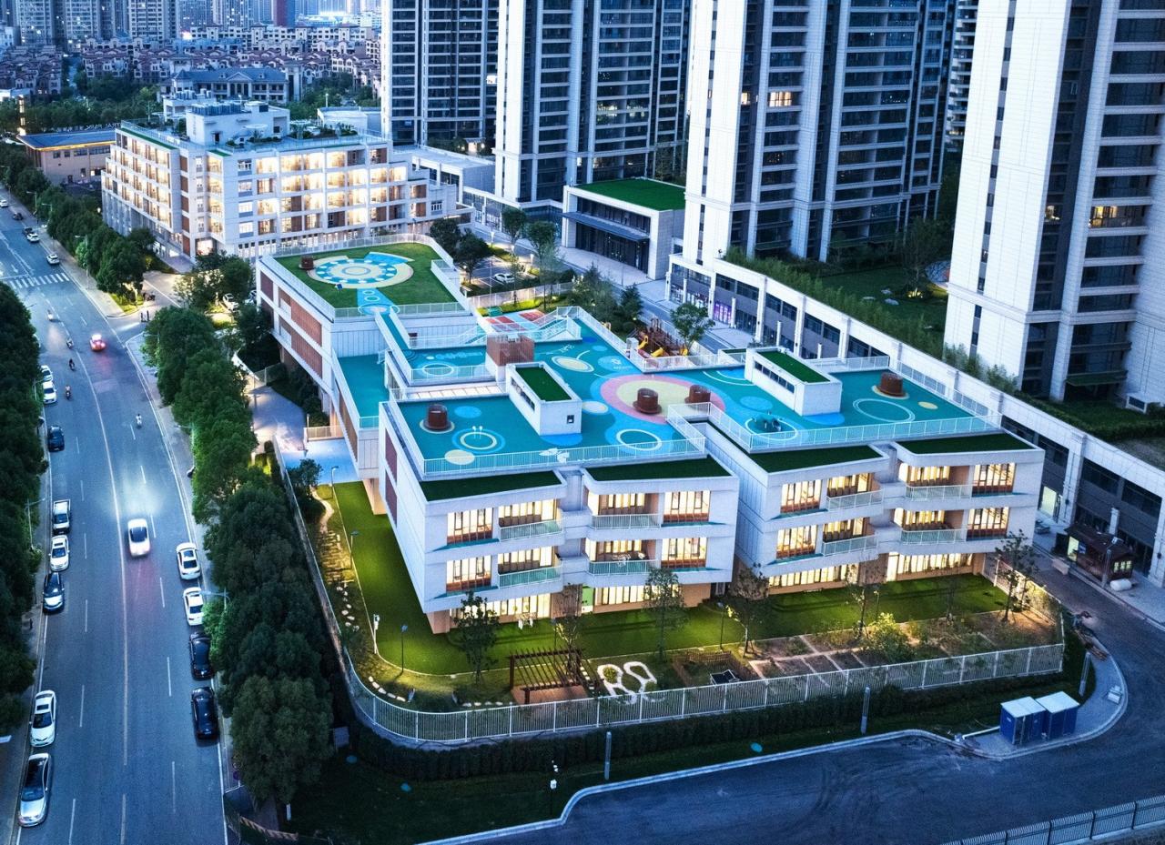 BIM建筑|这可能是小城幼儿园的天花板了：陕西安康高新第五幼儿园 / UUA建筑师事务所