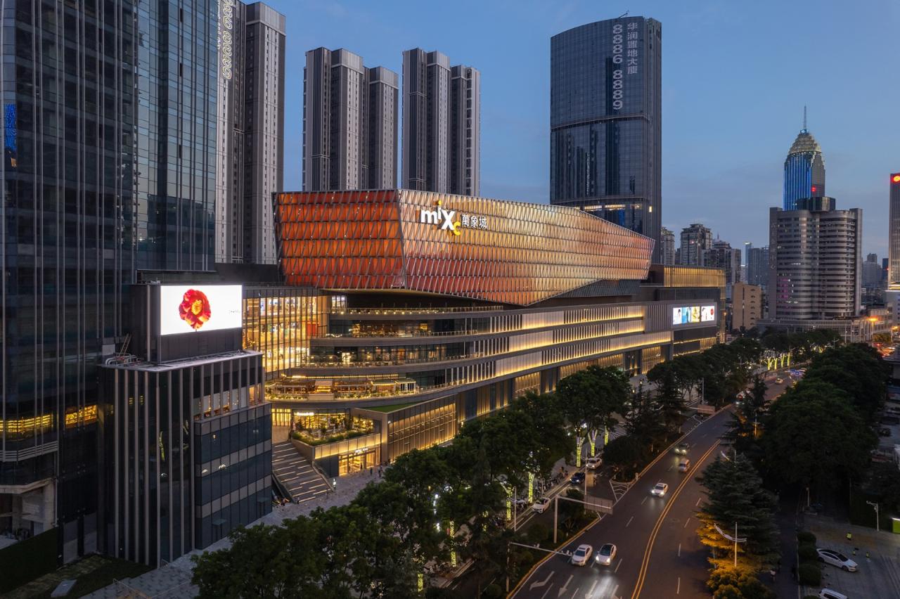 BIM建筑|武汉万象城：“水晶之冠”，光之“万象”/ GD大观国际