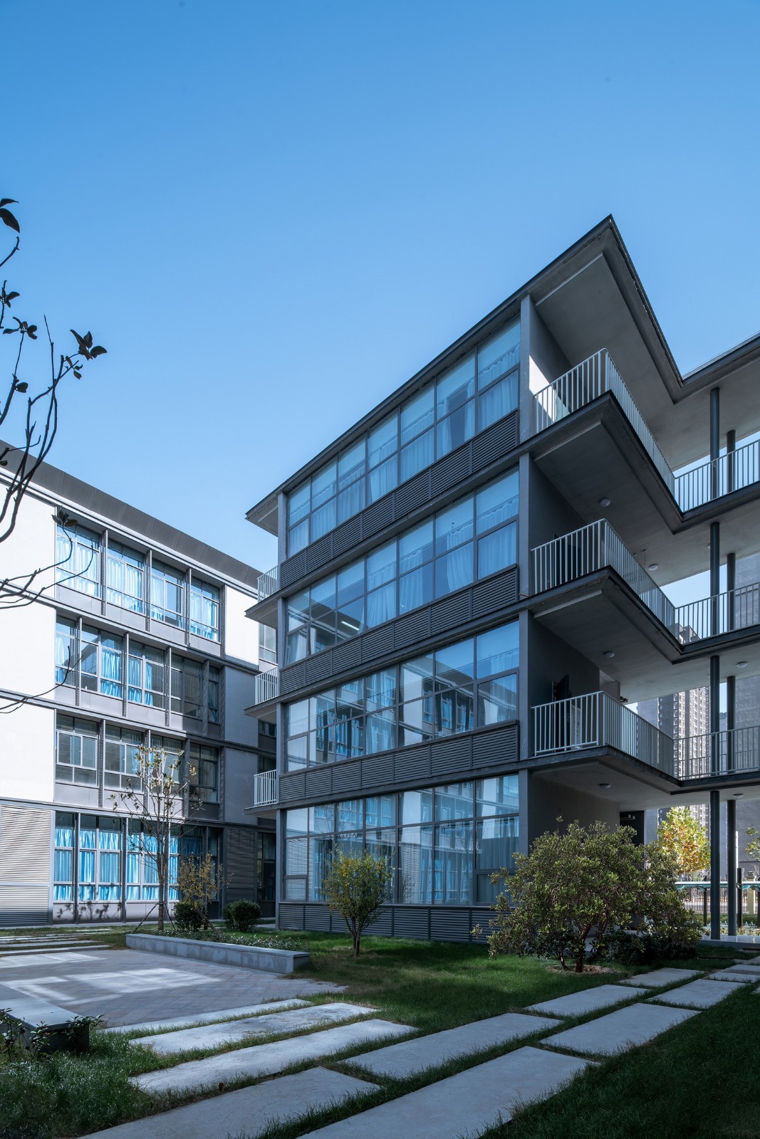 BIM建筑|郑州航空港第八安置区配套中学暨郑州第130中学 / 上海联创设计集团