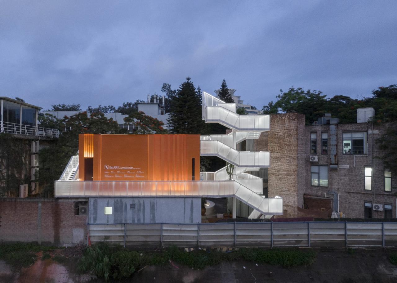 BIM建筑|工业遗址世界里的橙色糖果-未来社HOUSE / Wutopia Lab